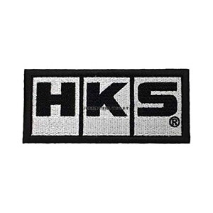 HKS ���b�y�� HKS LOGO WHITE �T�C�Y 105 x 47 51003-AK142