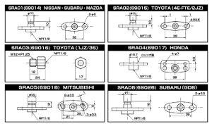 SARD �t���[�G�����M�����^�[�A�_�v�^�[�@ �}�c�_ RX-7 FD3S 13B-REW 69014