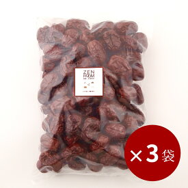 【大袋割引で52％OFF】 なつめ 1500g ( 500g × 3袋 ) ナツメ 棗 ドライフルーツ フリーズドライ 無添加 実 乾燥 漢方 薬膳 和漢 葛根湯 薬膳料理 健康食品 食材 素材 材料 フード ドライ お粥 鍋 スープ 茶 ZEN ROOM 送料無料