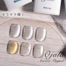 ＼最大半額OFFクーポン／マグネットネイル ジェルネイル 超微粒 5ミクロン オーロラ ラメ 輝き カラージェル ギャラクシー ワンホンネイル カラージェル クリアカラー アートジェル 爪 磁石 UV・LED対応