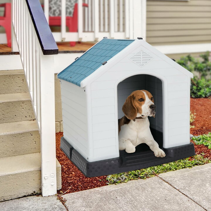 楽天市場 犬小屋 ペット用 ペットハウス 猫ハウス 丸洗い Ok おしゃれ 組み立て簡単 プラスチック製 Zeny