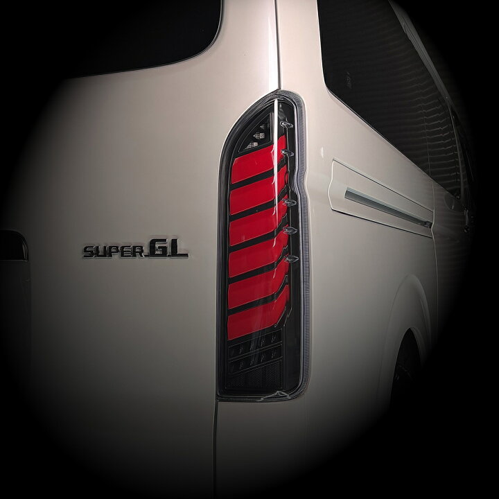 楽天市場】ハイエース 200系 テールランプ フル LED 左右セット テール  