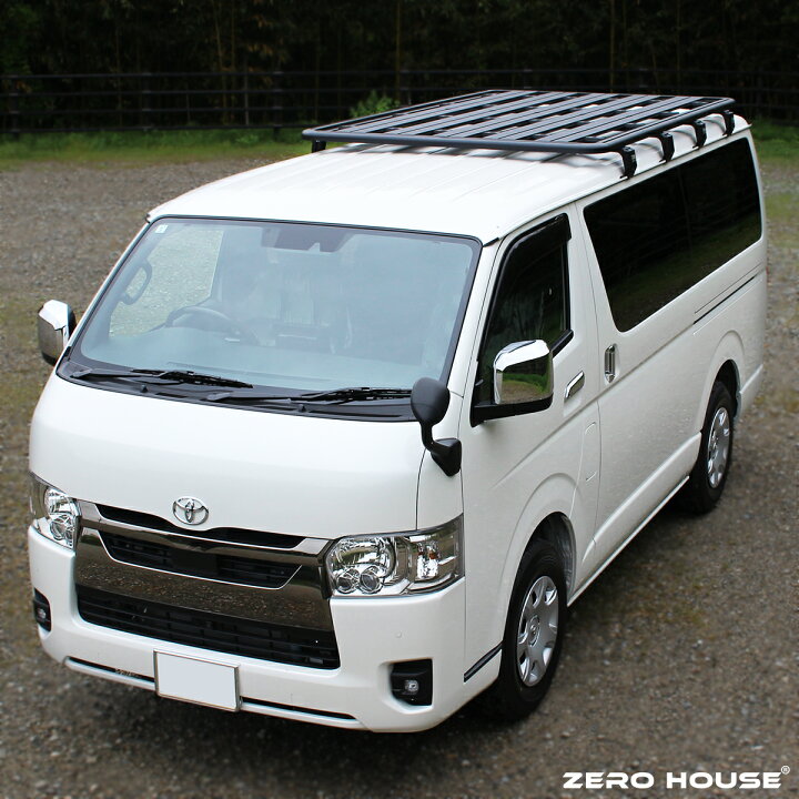 楽天市場】【NEW】 ハイエース ルーフキャリア ルーフラック ルーフ 