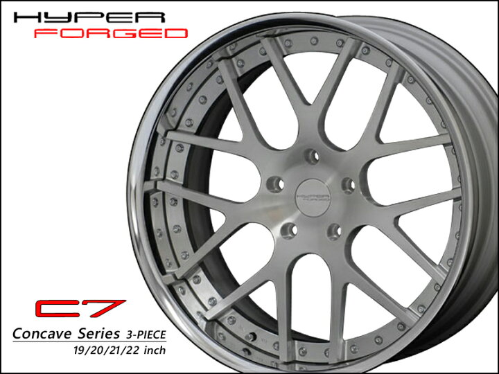 楽天市場】ハイパーフォージド C7 20インチ×10J Sコンケイブ/リバース 