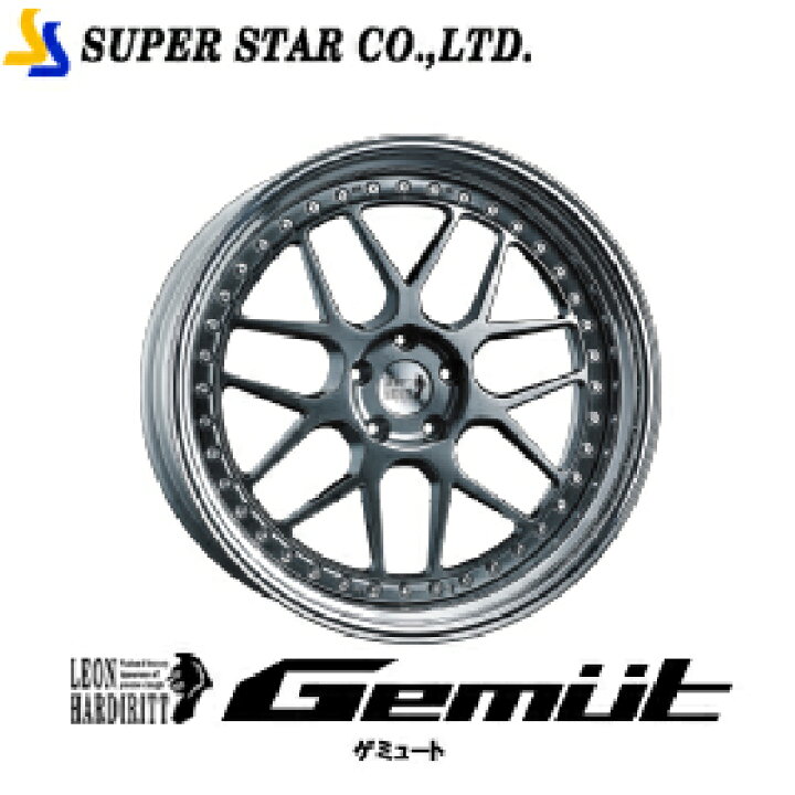 楽天市場】SUPER STAR レオンハルト ゲミュート 20インチ×10J 5-114.3 