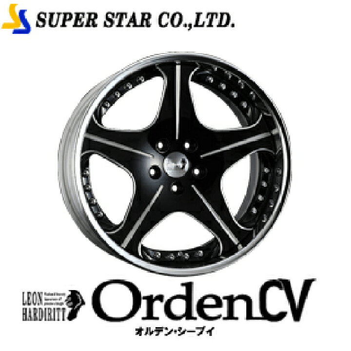 楽天市場】SUPER STAR レオンハルト オルデン CV 19インチ×12.5J 5 