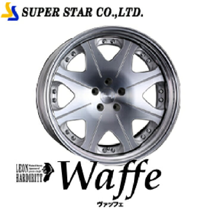 楽天市場】SUPER STAR レオンハルト ヴァッフェ 18インチ×10.5J 5 