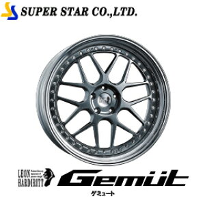 SUPER STAR ���I���n���g �Q�~���[�g 21�C���`×10J 5-114.3 N���� �z�C�[�� �X�[�p�[�X�^�[ LEON HARDIRITT Gemut 21x10J