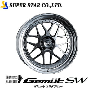 SUPER STAR ���I���n���g �Q�~���[�g SW 20�C���`×10J 5-114.3 N���� �z�C�[�� �X�[�p�[�X�^�[ LEON HARDIRITT Gemut SW 20x10J