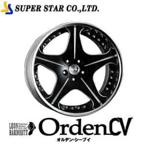 SUPER STAR ���I���n���g �I���f�� CV 18�C���`×9.5J 5-114.3 R���� �z�C�[�� �X�[�p�[�X�^�[ LEON HARDIRITT Orden CV 18x9.5J