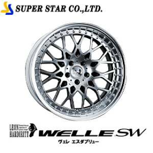 SUPER STAR ���I���n���g ���F�� SW 20�C���`×9.5J 5-114.3 N���� �z�C�[�� �X�[�p�[�X�^�[ LEON HARDIRITT WELLE SW 20x9.5J