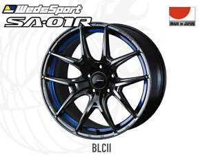 WedsSport SA-01R BLC2 R 18�C���`×9.5J +38 5H-114.3 ��73 �E�F�b�Y�X�|�[�c �z�C�[�� �u���[���C�g�N���[�� II 18x9.5J