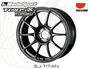 WedsSport TC105X FORGED EJ-TI FACE1 18�C���`×9J +32 5H-114.3 ��73 �E�F�b�Y�X�|�[�c �z�C�[�� 0073959 EJ�`�^�� 18x9J