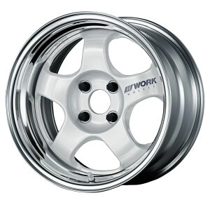 WORK }CX^[ S1 2P 15C`×5.5J zC[ [N MEISTER WHT/SIL/BLK/HPG 15x5.5J