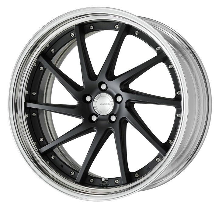 楽天市場】WORK CV CVS 22インチ×9J Sリム ホイール ワーク MBL/MSL 