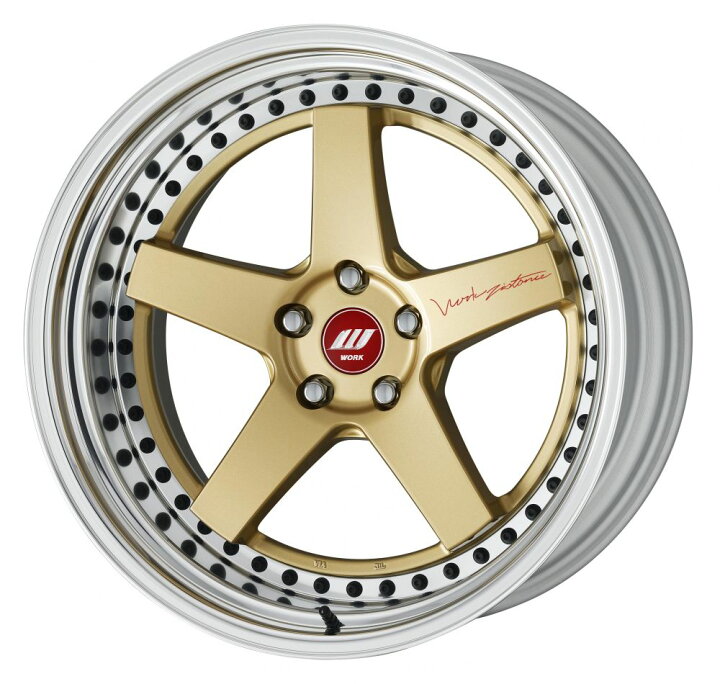 楽天市場】WORK ジスタンス W5S 19インチ×11.5J S/Wタイプ Sリム 