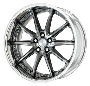 WORK �����x�b�N LS10 20�C���`×9.5J FR���� 5-114.3 5-120 �z�C�[�� ���[�N LANVEC GTK/GRP 20x9.5J