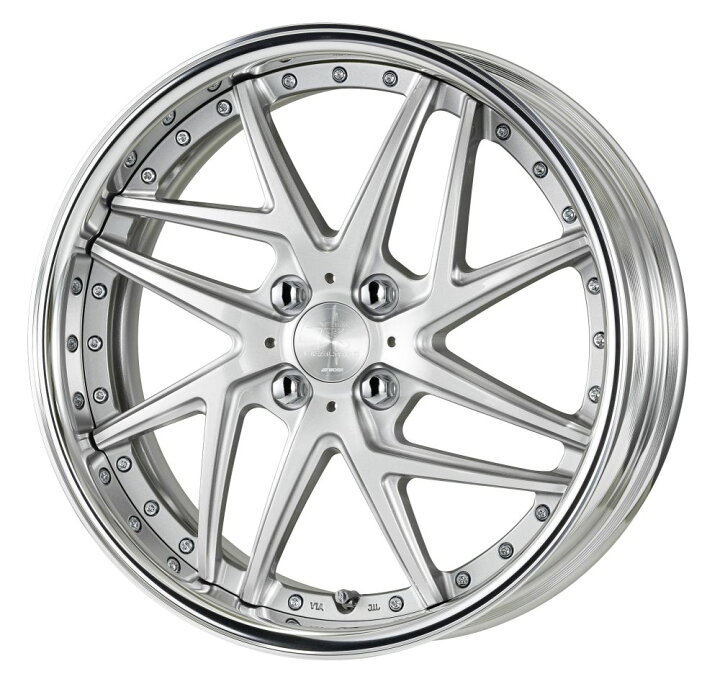 楽天市場】WORK リザルタード メッシュ2 17インチ×7.5J 4-100 FRリム 