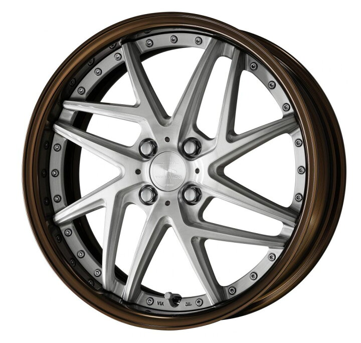 楽天市場】WORK リザルタード メッシュ2 17インチ×8J 4-100 FRリム 