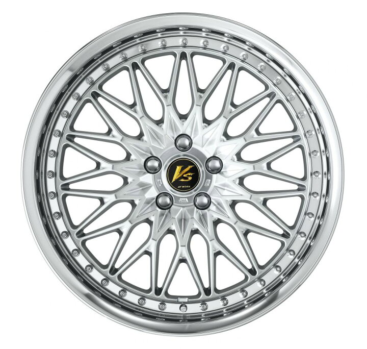 楽天市場】WORK VS XV 20インチ×8.5J 5-114.3 S/Wタイプ FRリム 