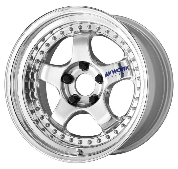 楽天市場】WORK マイスター S1 3P 17インチ×8J 4-100 5-114.3 ホイール 