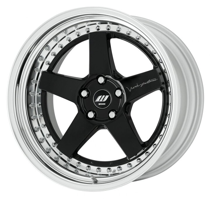 楽天市場】WORK ジスタンス W5S 19インチ×10J 5-114.3 S/Wタイプ Sリム 
