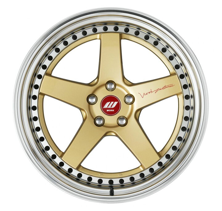 楽天市場】WORK ジスタンス W5S 19インチ×9.5J 5-114.3 S/Wタイプ S 
