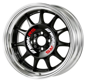 WORK �G���[�V���� RS11 17�C���`×6J S���� 4-100 5-100 5-114.3 �z�C�[�� ���[�N EMOTION BLK/WHT 17x6J
