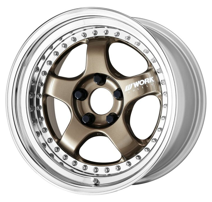 楽天市場】WORK マイスター S1 3P 17インチ×8J 4-100 5-114.3 ホイール 