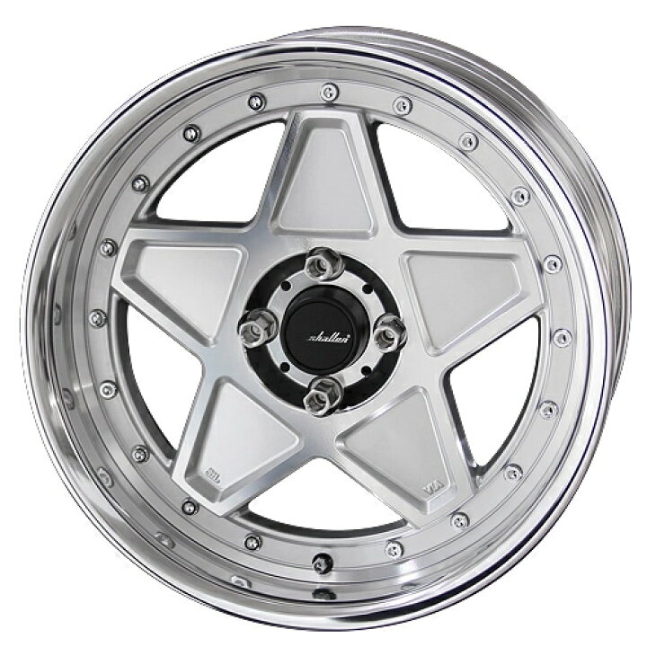 楽天市場】AME シャレン OSS スター 16インチ×8J 4穴 100 SL ホイール 