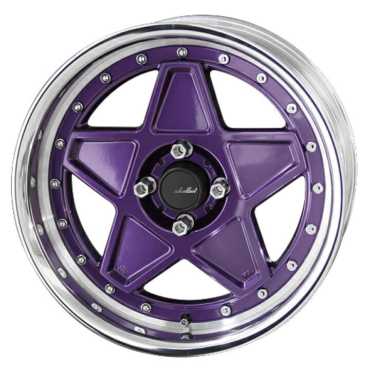 楽天市場】AME シャレン OSS スター 16インチ×8J 4穴 100 SL ホイール 