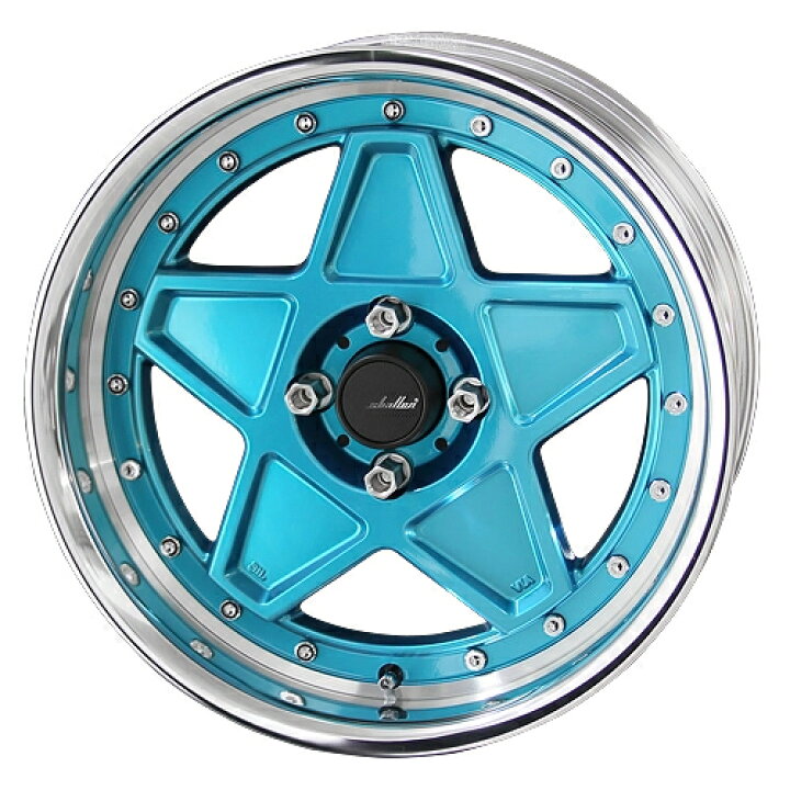 楽天市場】AME シャレン OSS スター 16インチ×8J 4穴 100 SL ホイール 