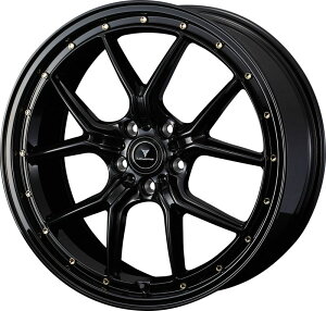 weds m@X AZbg S1 18C`×7.5J +45 5-114.3 zC[ EFbY NOVARIS ASSETE S1 BLK/GLD-PIE/GMT/RIM-POL/BLK/RIM-POL 18x7.5J