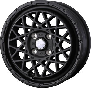 weds �E�F�b�Y�A�h�x���`���[ �}�b�h���@���X 09 14�C���`×4.5J +45 4-100 �z�C�[�� WEDS ADVENTURE MUD VANCE 09 FLMAT-BLK/MAT-BRZ 14x4.5J