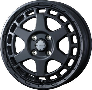 weds �E�F�b�Y�A�h�x���`���[ �}�b�h���@���XX S 14�C���`×4.5J +45 4-100 �z�C�[�� WEDS ADVENTURE MUD VANCE X type S FLMAT-BLK/FLNT-GREY 14x4.5J