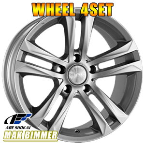 �A���~�z�C�[�� 4�{ �������� MAK �r�}�[ 17�C���`×8J 5-120 +30 �V���o�[ ABE SHOKAI BIMMER