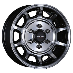 N\ zNg [VO 뎮 S 16C`×6.5J +38 6-139.7 DEEP zC[ Crimson Hokuto Racing ZERO S BLK-POL 16x6.5J