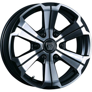 N\ ox A[oOf 16C`×6.5J +38 6-139.7 zC[ Crimson BARBERO U-GRANDE BLK-POL 16x6.5J