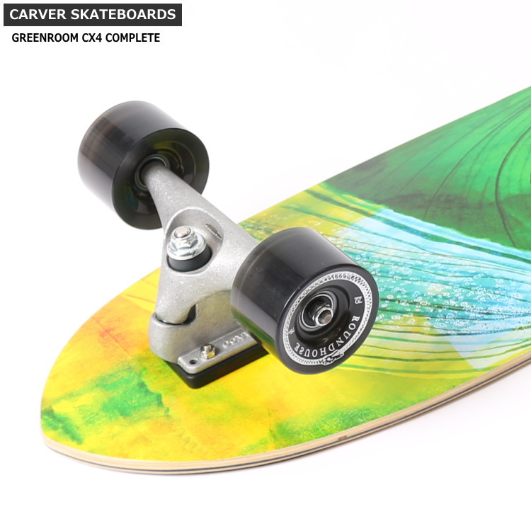 【棚卸最終SALE】【送料無料】カーバー スケートボード 33.75インチ GREENROOM グリーンルーム CX4 トラック コンプリート  Carver Skateboard | ウェットスーツ本舗