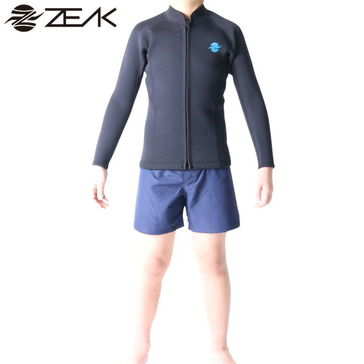 楽天市場】ZEAK(ジーク) ウェットスーツ 子供用 キッズ 長袖 タッパー 