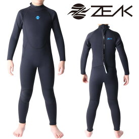 【楽天スーパーSALE】ZEAK(ジーク) ウェットスーツ 子供用 フルスーツ (3×2mm) サーフィン ウエットスーツ