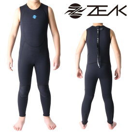【楽天スーパーSALE】ZEAK(ジーク) ウェットスーツ 子供用 キッズ ロングジョン (3mm) ウエットスーツ サーフィン ウエットスーツ ロングジョンキッズ