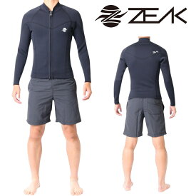 ZEAK(ジーク) ウェットスーツ メンズ 長袖 タッパ (2mm) ウエットスーツ サーフィンウエットスーツ