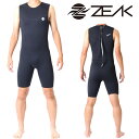 【在庫処分SALE】【40%OFF】ZEAK(ジーク) ウェットスーツ メンズ ショートジョン ウエットスーツ サーフィンウエットスーツ