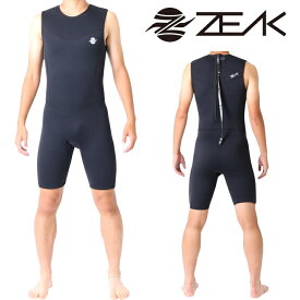 ZEAK(ジーク) ウェットスーツ メンズ ショートジョン (2mm) ウエットスーツ サーフィンウエットスーツ