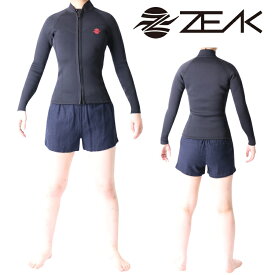 【在庫処分SALE】【48%OFF】ZEAK(ジーク) ウェットスーツ 女性用 レディース 長袖 タッパー ウエットスーツ