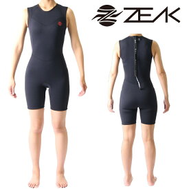 ZEAK(ジーク) ウェットスーツ レディース ショートジョン (2mm) ウエットスーツ サーフィンウエットスーツ