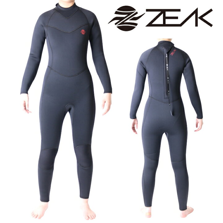 楽天市場】ZEAK(ジーク) ウェットスーツ 女性用 レディース 5mm / 3mm 