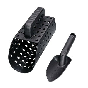 金属探知用 砂スコップとシャベルセット ハンドル付き 宝物狩り 砂スクープ 金属探知シャベル ビーチサンドシャベル 金属探知ツール ビーチ金属探知機アクセサリー 子供 おもちゃ 砂すく