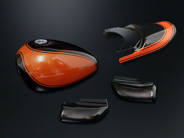 アイボリー×レッド Z2塗装外装セット 火の玉オレンジ Gクラフト（G-CRAFT） モンキー（MONKEY） 通販 